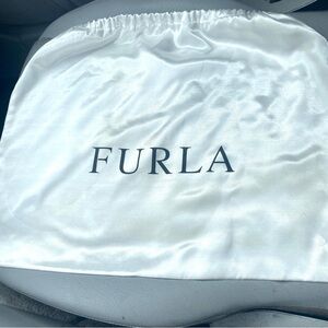 Furla Satin White Bag
